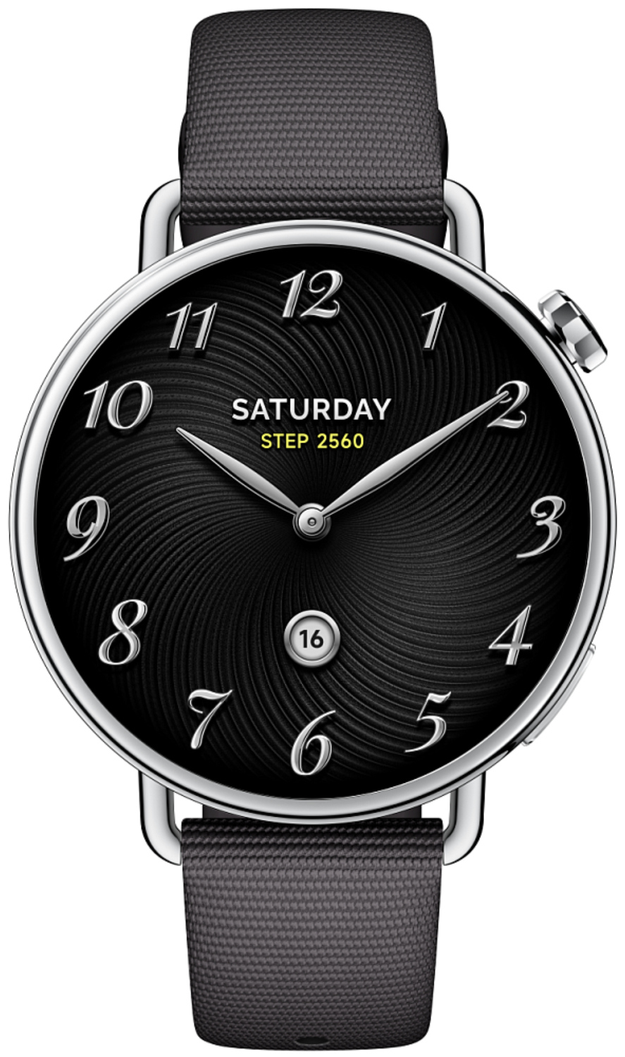 Смарт-часы Xiaomi Watch S4 41mm серебристый с черным ремешком BHR07VRGL