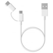 Кабель Xiaomi Micro-USB to Type-C Mi 2-in-1 USB Cable (1м) SJV4082TY